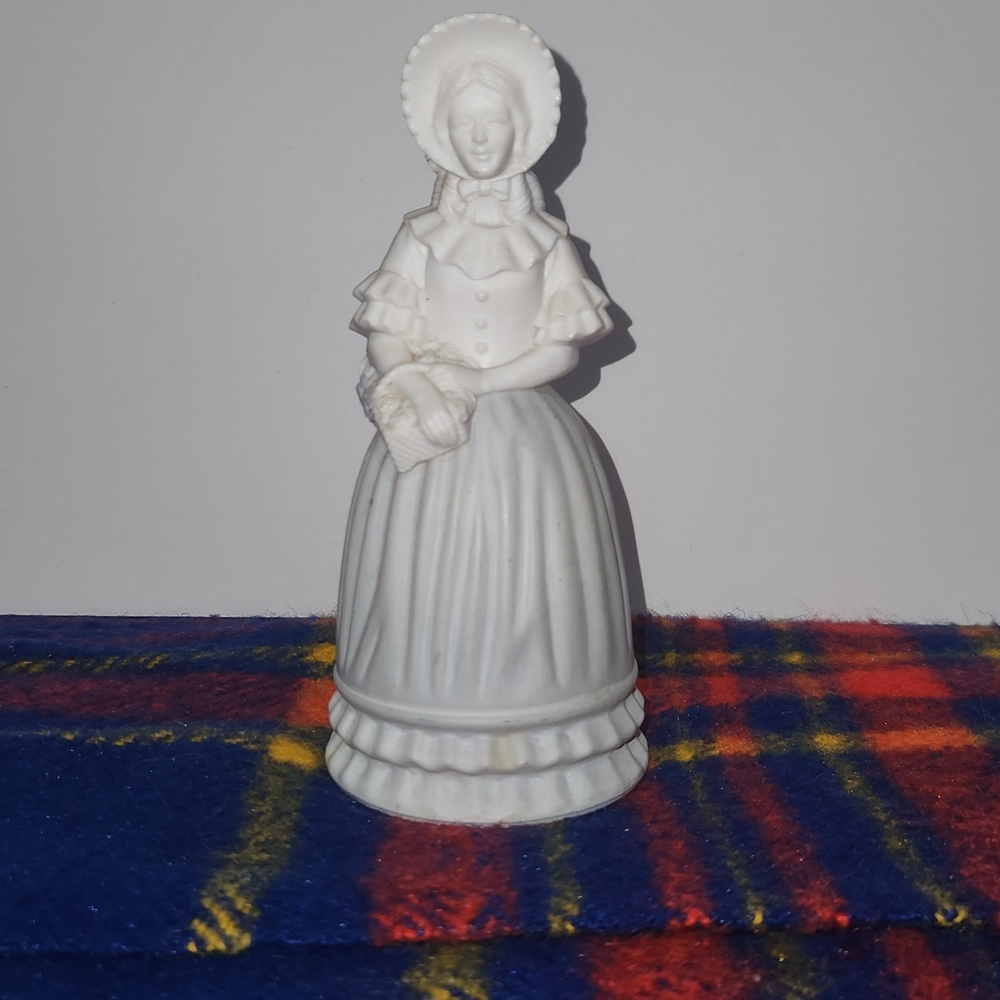 Avon White Victorian Perfume Bottle Lady